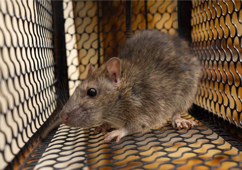 Rat In A Cage from IPM Tech Rat Control Services